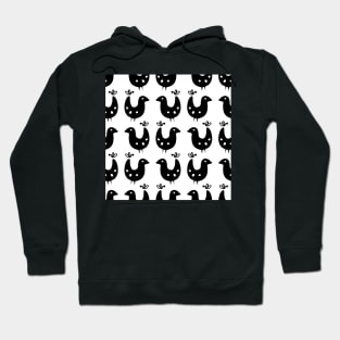 Country birds black  white Hoodie